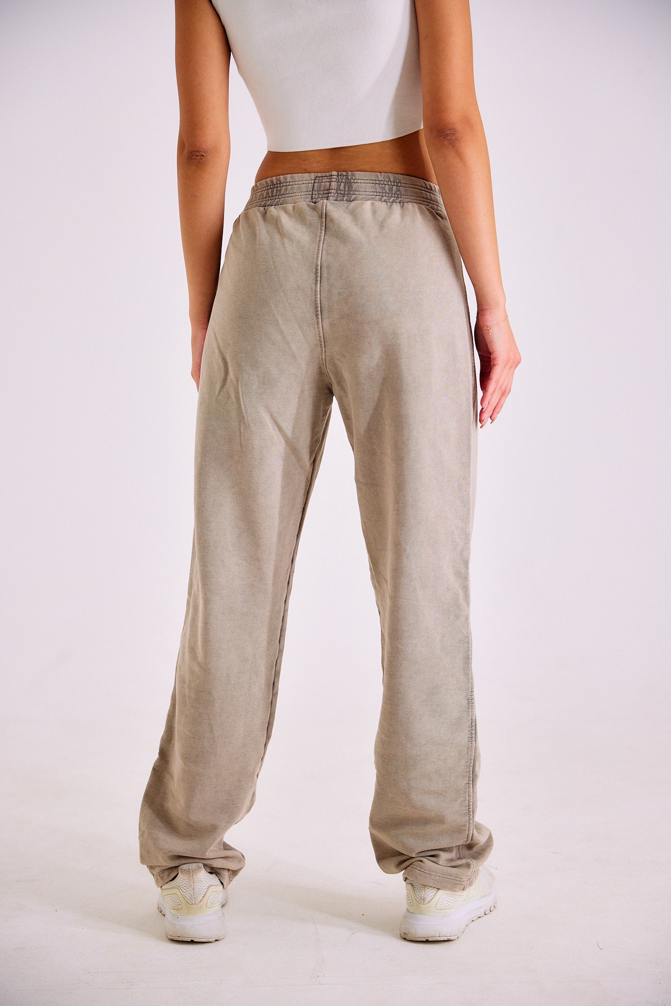 Stone Wash Sweatpants II - Sand